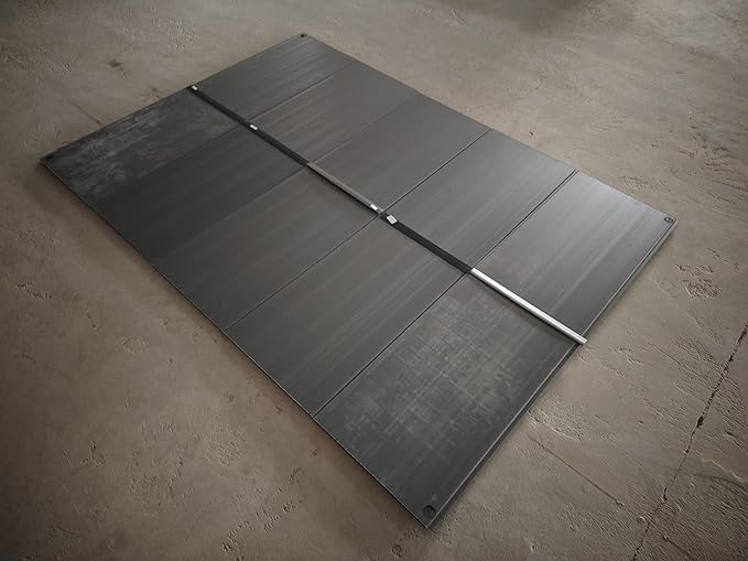 10x8 FT Galvanized Steel Shed Floor Kit, Heavy Duty Metal Base for Outdoor Storage Shed, Rust-Resistant Floor Panel for Garden Tool House - This is the Actual Floor, Not the Full Building (Floor Only)