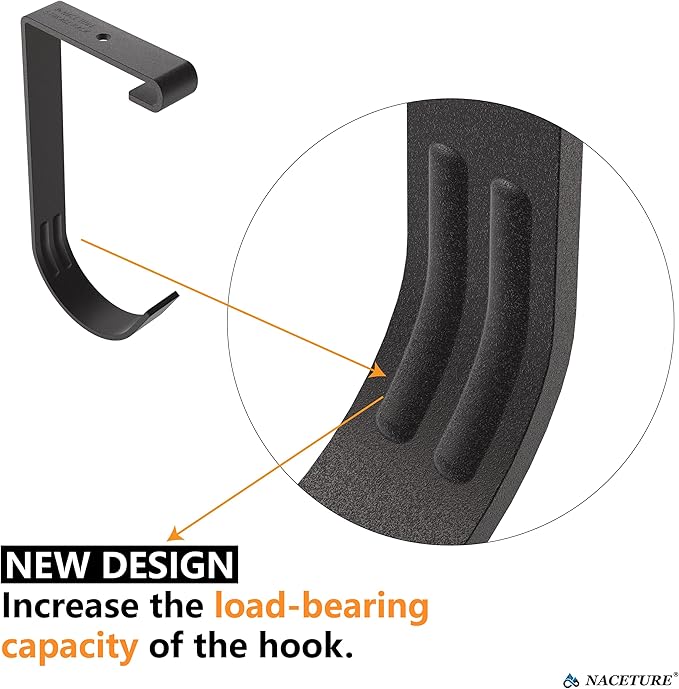 Bike Hooks for Garage Ceiling Mount Rack – Heavy Duty 4X8 Overhead Garage Storage Rack for Ceiling Hanging Bicycle Shelves, Add on Storage Flat Hooks Accessory and Wall Hanger (Flat Hook 8 Pack)