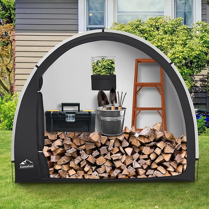 Bike Storage Shed Tent, Waterproof Outdoor Storage Shed for Bicycle, Easy Setup, Portable Storage Tent for Motorcycle,Garden Tools,Lawn Mower