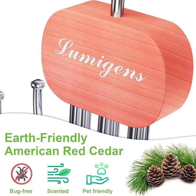 Cedar Wooden Belt Hanger, Belt Organizer for Closet,Rotatable Tie Rack,Belt Holder,Hanging Closet Storage Hook for Belt, Bra, Tank Top, Tie, Scarf, Purse