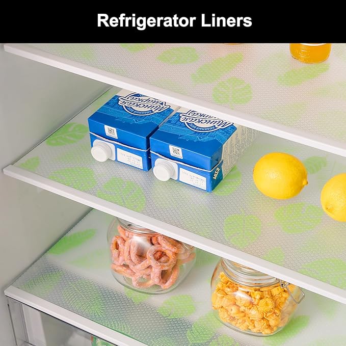 Cooyes Shelf Liner – Premium Non-Adhesive Cabinet & Drawer Liner for Kitchen – Waterproof Shelf Paper with Modern Pattern – Durable EVA Cabinet Mat – Easy to Cut (17.5" W x 78.7" L)