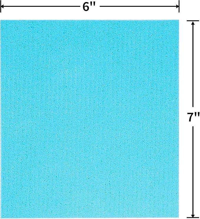 HOMERHYME Swedish Dishcloths, 10 Pack Kitchen Towels Dish Rags, Absorbent Swedish Dish Towels for Kitchen, Non-Scratch Cellulose Sponge Cloths, Biodegradable Washable Reusable Paper Towels, Assorted
