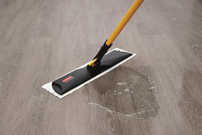 Rubbermaid HYGEN Disposable Microfiber Pad 18 Quick Connect Mop System 50 Count (Pack of 3) with Scrubbing Stripes for Multi-Surface Dry & Wet Cleaning