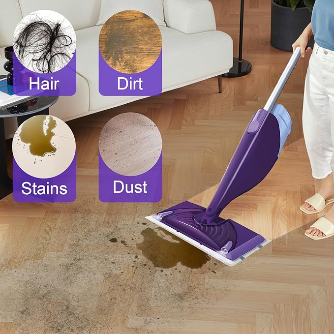 Mopping Pad Refill Compatible with Wet Jet Mop, Disposable Multi Surface Wetjet Hardwood Floor Cleaner Spray Mop Pads Refills, Thickness & Absorbent (20)