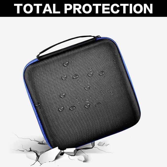 Case for Dremel Versa Power Scrubber Kit Cleaning Tool PC10-07/ PC360-5 Grout Brush, Bathroom Shower Scrub Kitchen & Bathtub Cleaner Holder for More Kinds Spin Scrubbers, Sponge Pads(Box Only)
