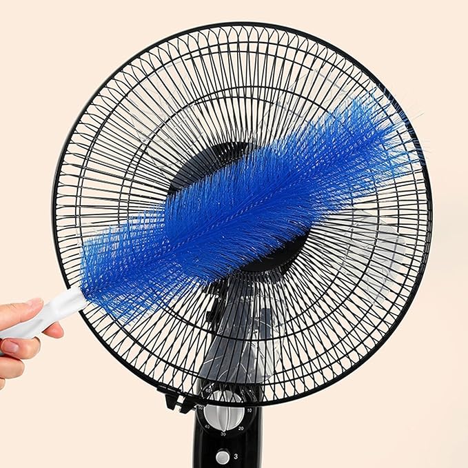 2 Pack Cobweb Dusters, Bendable Fan Cleaning Brush, Flexible Ceiling Fan Cleaner, Dusting Brush for Air Conditioning Shutters