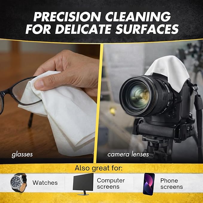 Microfiber Magic Streak Free Cleaning Cloth 10 Pack Clean Any Surface with Just Water Eco Friendly Perfect for Window, Mirror, Glass, Kitchen, Counters, Appliances, Car, Cycle, TV Screen