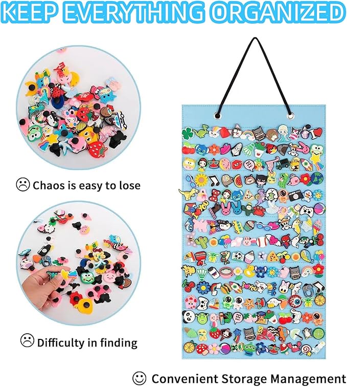 Hanging Claw Clip Organizer for Women Large Capacity Hair Bows Holder Hair Accessories Storage for Sunglasses, Hair Clips, Jewelry, Headbands, Claw Clips Organizer