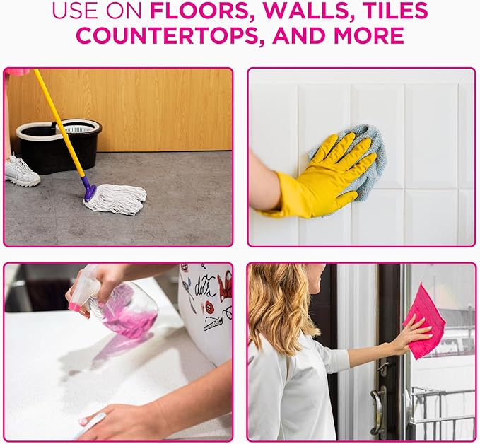 Stardrops - The Pink Stuff - The Miracle All Purpose Floor Cleaner - Pack of 2, 67.6 Fl Oz (82375)