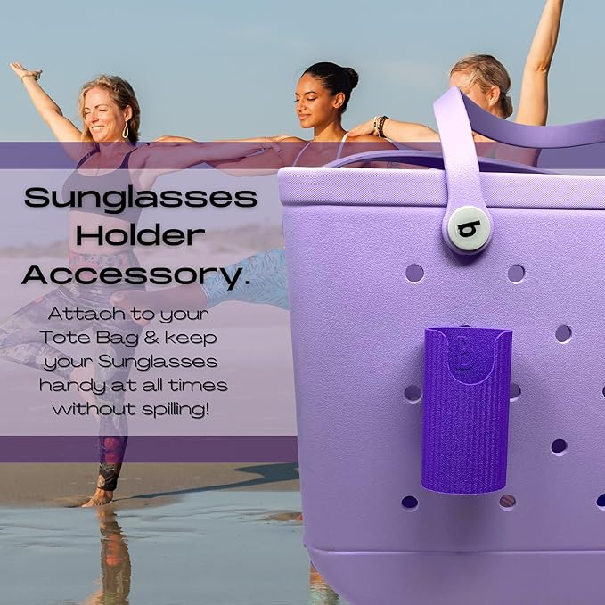 Sunglasses Holder Accessories - Premium Collection - Decorative Accessories & Organizers - Made in USA (Purple)