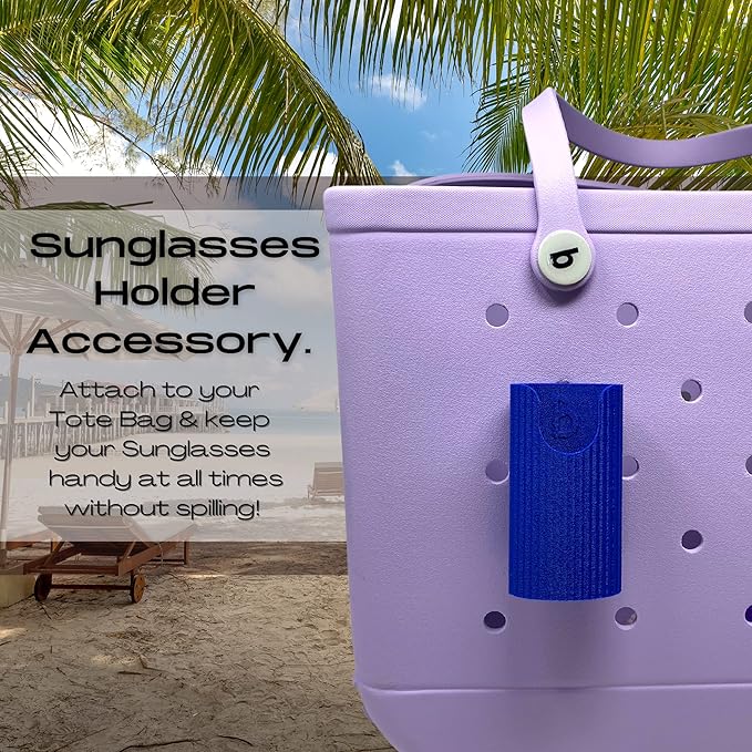 Sunglasses Holder Accessories - Premium Collection - Decorative Accessories & Organizers - Made in USA (Blue)