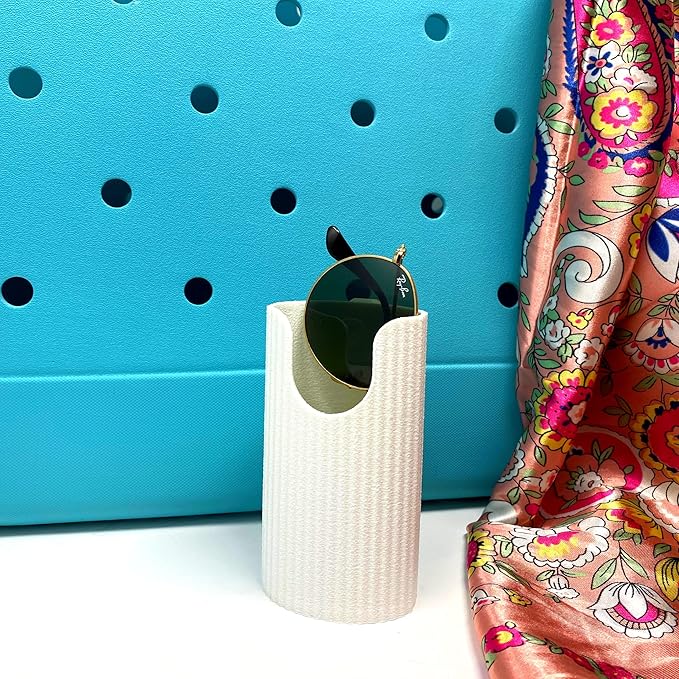 Sunglasses Holder Accessories - Premium Collection - Decorative Accessories & Organizers - Made in USA (White)