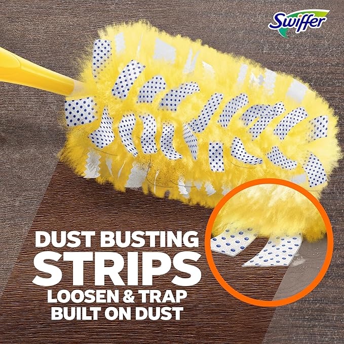 Swiffer Dusters Multi-Surface Heavy Duty Duster Refills, Unstopables Fresh Scent, 11 Count