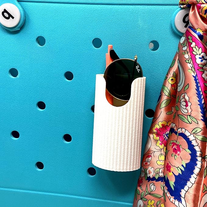 Sunglasses Holder Accessories - Premium Collection - Decorative Accessories & Organizers - Made in USA (White)