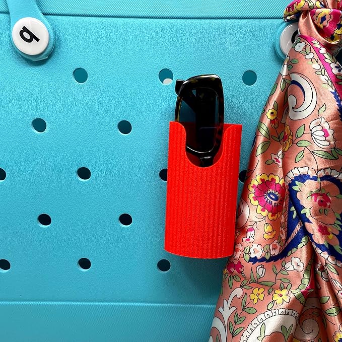 Sunglasses Holder Accessories - Premium Collection - Decorative Accessories & Organizers - Made in USA (Red)