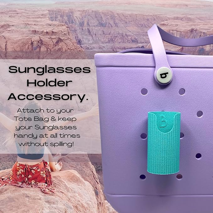 Sunglasses Holder Accessories - Premium Collection - Decorative Accessories & Organizers - Made in USA (Teal)