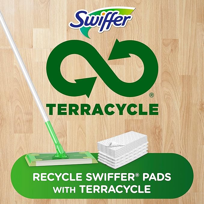 Swiffer Sweeper Heavy Duty Dry Multi-Surface Cloth Refills for Floor Sweeping and Cleaning, Unscented, 32 Count