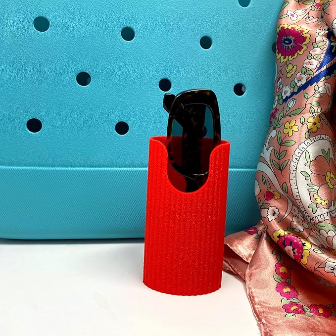 Sunglasses Holder Accessories - Premium Collection - Decorative Accessories & Organizers - Made in USA (Red)